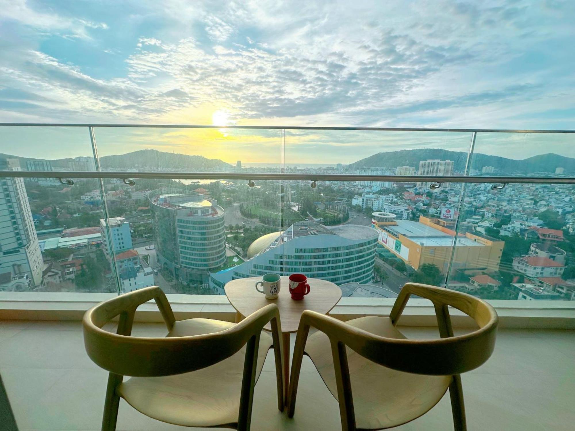 Vung Tau The Song Apartment - Ruby Homestay Экстерьер фото